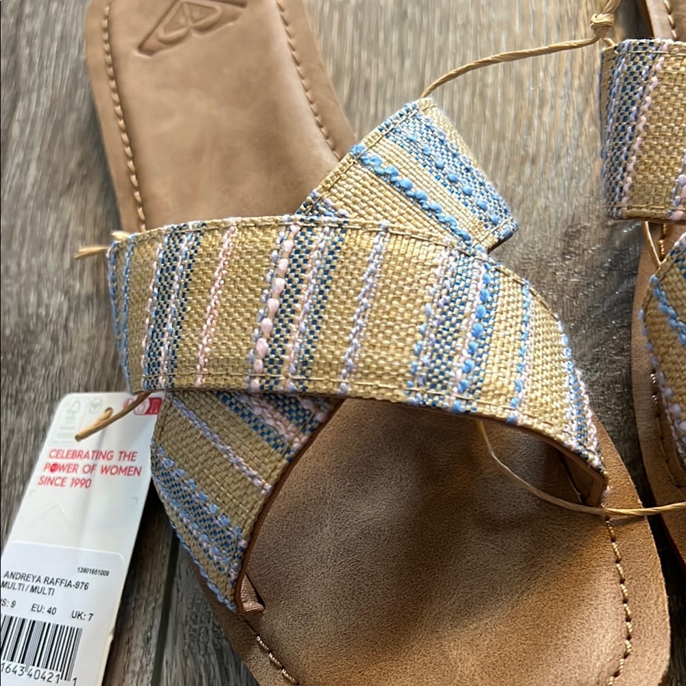 Roxy Multicolor Striped Sandals - Picture 3 of 3